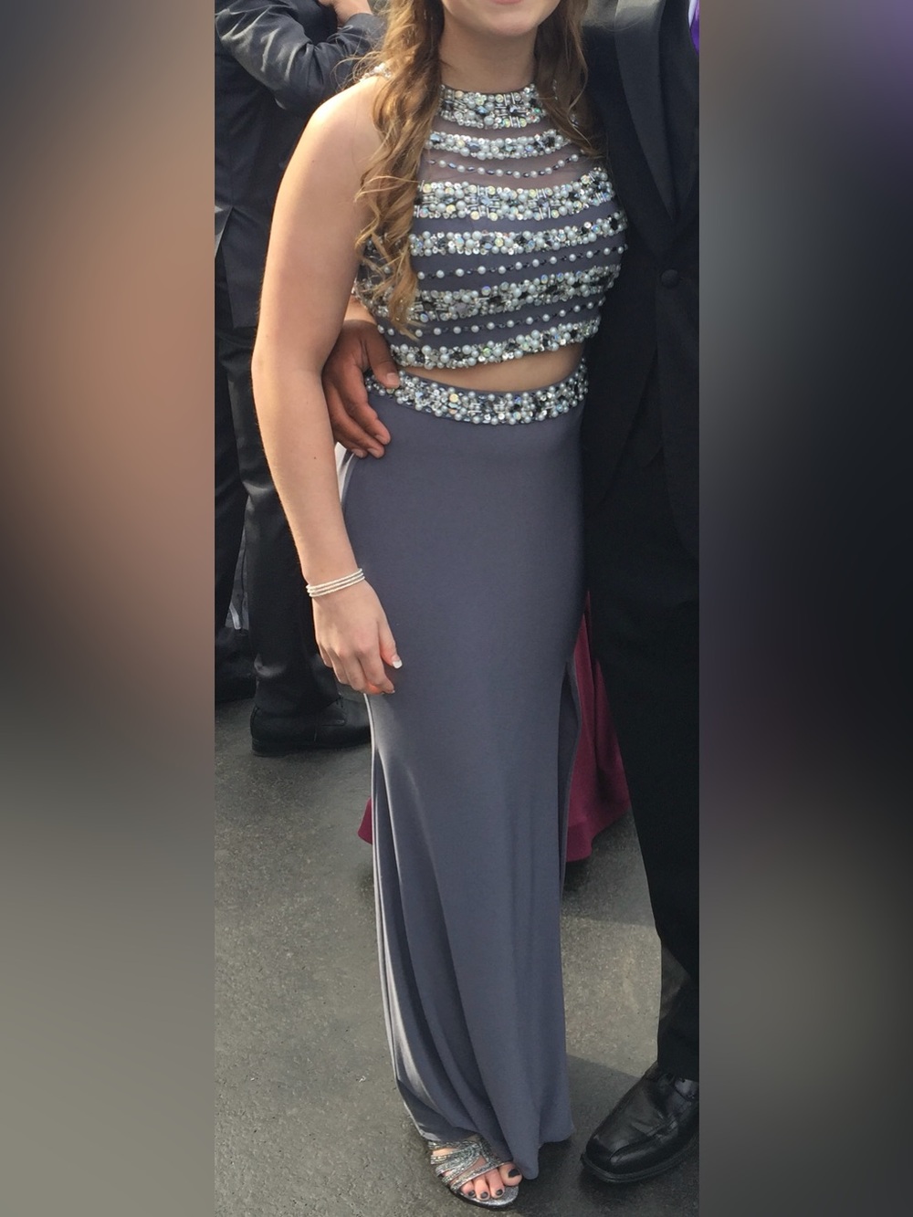 Two Piece Prom Ensemble Dress - Worn Once Size 2 -